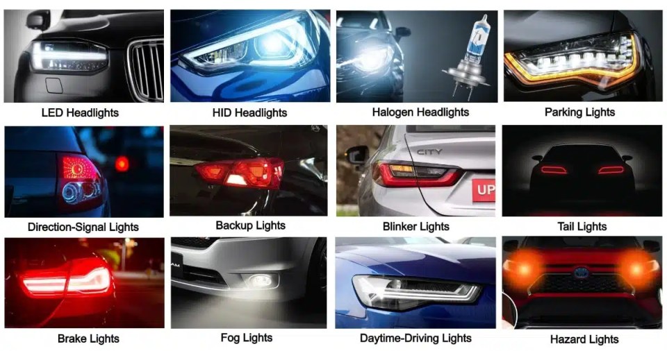 Vehicle headlight and lighting service
