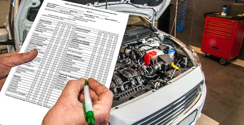 Roadworthy and pink slip inspection service