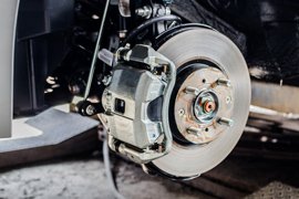 Brake rotor and caliper safety check